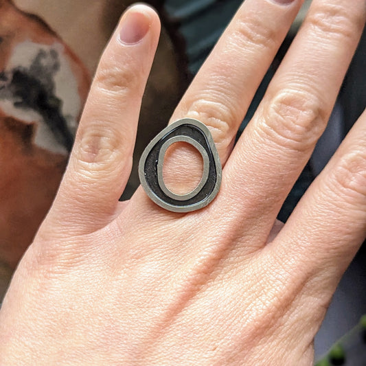 Sterling Silver Ring, handmade